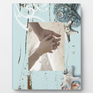 Placa Expositora Madera de grano costero de agua marejadas estofada