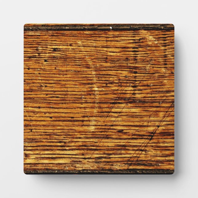 Placa Expositora Madera de roble antigua (Frente)