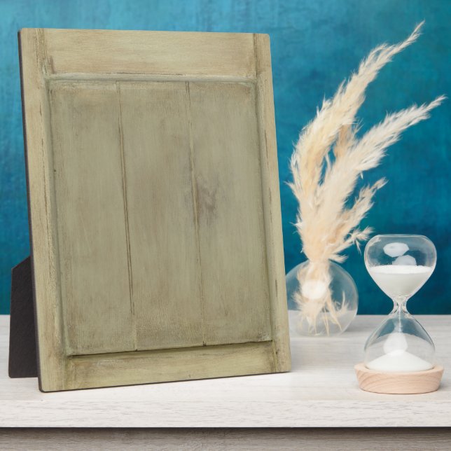 Placa Expositora Madera pintada rústica (Lado)
