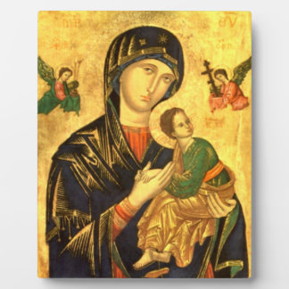 Placa Expositora Madonna and Child Jesus Icon