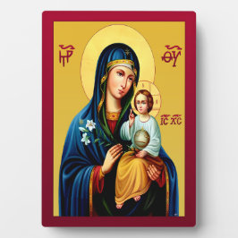 Placa Expositora Madre de Dios