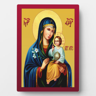 Placa Expositora Madre de Dios