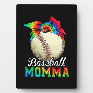 Placa Expositora Madre mami de béisbol cumpleaños
