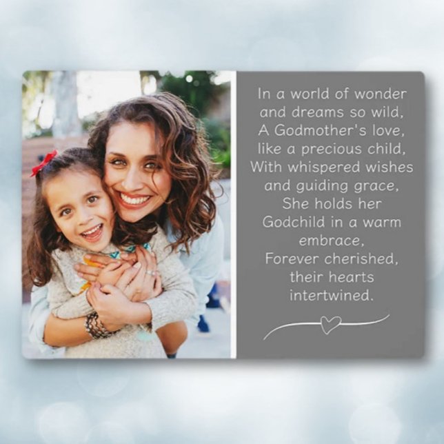 Placa Expositora Madrina y Personalizado infantil Plaque con Easel (Subido por el creador)