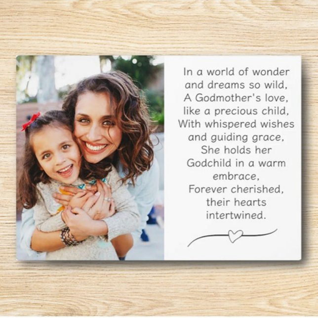 Placa Expositora Madrina y Personalizado infantil Plaque con Easel (Subido por el creador)