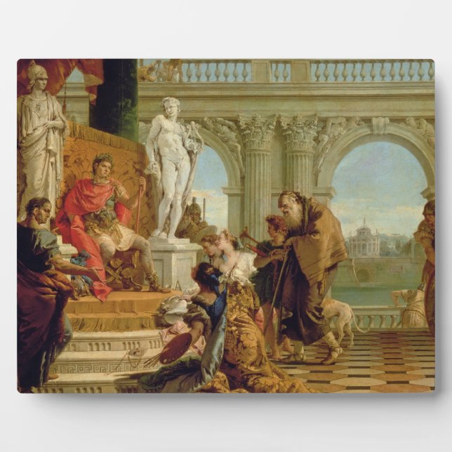 Placa Expositora Maecenas presentando las artes liberales al Empero (Frente)