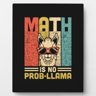 Placa Expositora Maestra Matemática No Es Problema