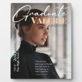 Placa Expositora ✨ Magazine Style Elegante y Graduado Moderno