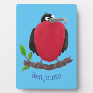 Placa Expositora Magnífico personalizado de pájaro fragata