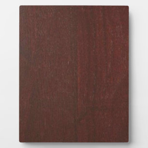 Placa Expositora MAHOGANY Wood Finish COMPRAR Blank Blanche add TEX
