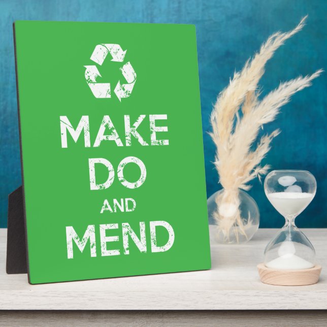 Placa Expositora Make Do and Mend (Lado)