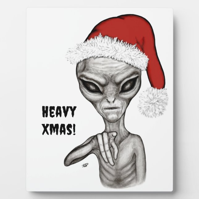 Placa Expositora ¡Mala fortuna, pesadas navidades! (Frente)