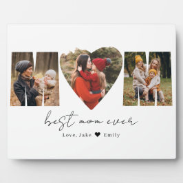 Placa Expositora Mamá Collage de fotos foto del Poster del Día de l