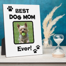 Placa Expositora Mamá de Perro y Gato más Linda Personalizable