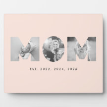 Mamá Estableció Minimalista Melocotón Pastel 3 Fot