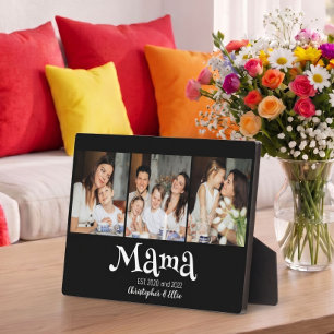 Placa Expositora Mama Estableció Nombres de Niños Texto Divertido 3