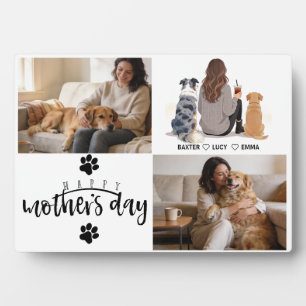 Placa Expositora Mamá Perro Personalizada Nombre Personalizado Fe