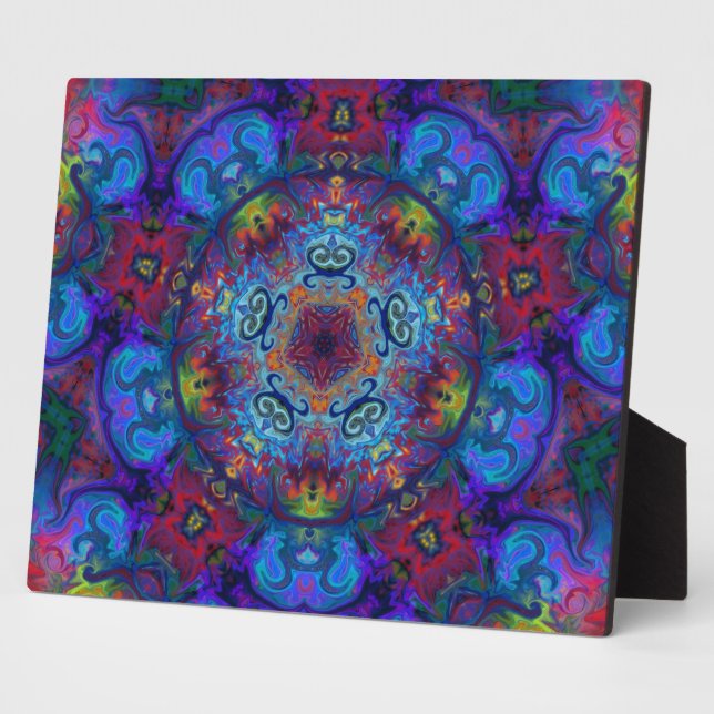 Placa Expositora Mandala Art Abstract Design (Lado)