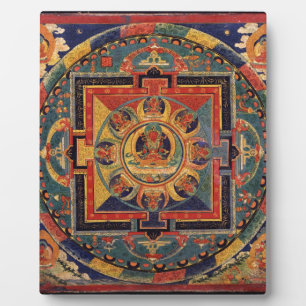 Placa Expositora Mandala de Amitayus. Escuela tibetana del siglo XI