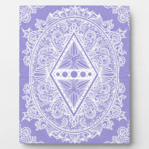Placa Expositora Mandala de Diamante Celeste