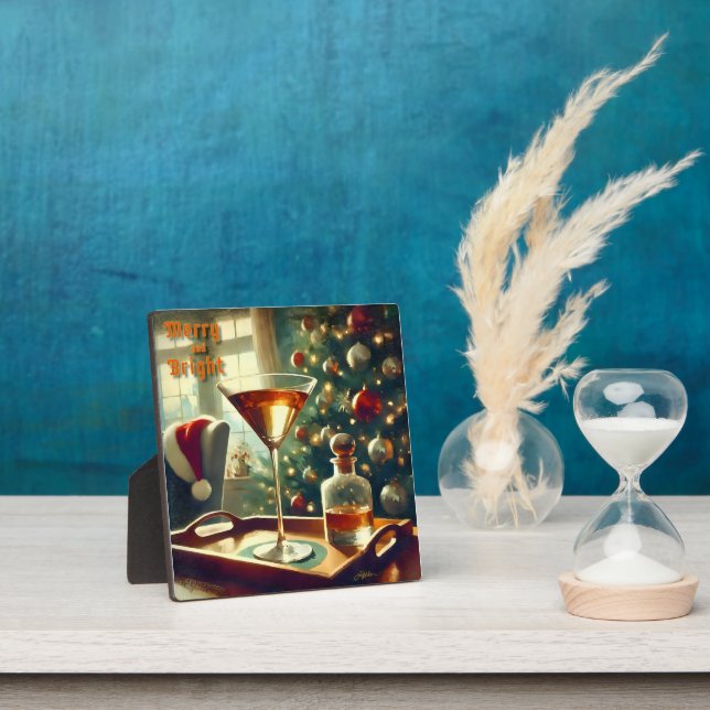 Placa Expositora Manhattan Martini For Santa (in situ)