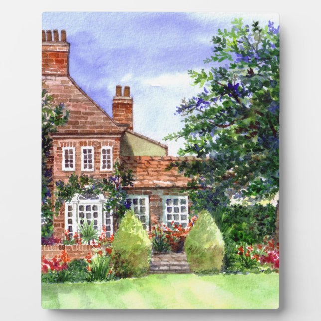 Placa Expositora Manor House, Heslington, York (Frente)