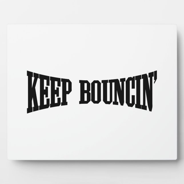 Placa Expositora Mantener Bouncin' (Frente)
