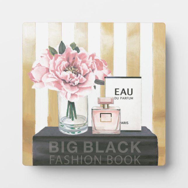 Placa Expositora Manzana silvestre | Gran libro de moda - a rayas (Frente)