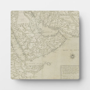 Placa Expositora Mapa antiguo del Cuerno de África