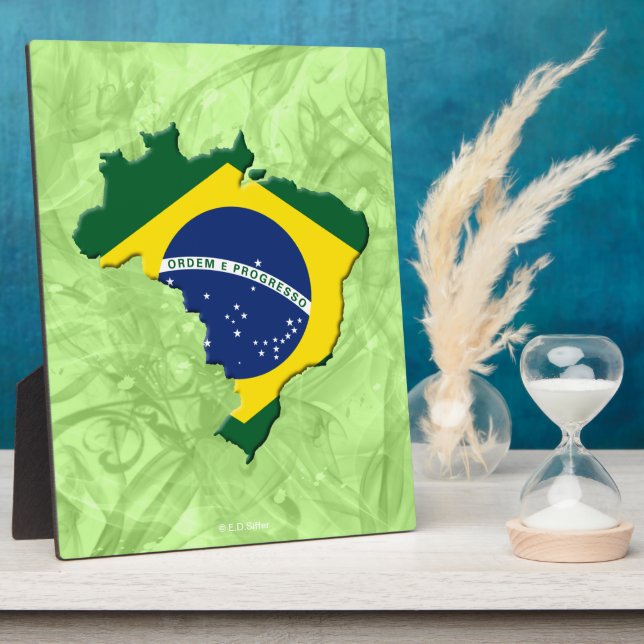 Placa Expositora Mapa de Brasil (Lado)