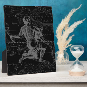 Placa Expositora Mapa de constelación de Rótulo de Aquarius de Heve