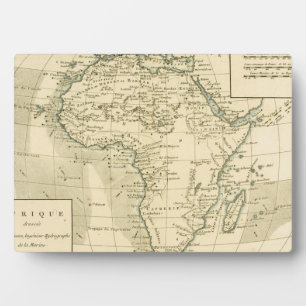 Placa Expositora Mapa de época de África
