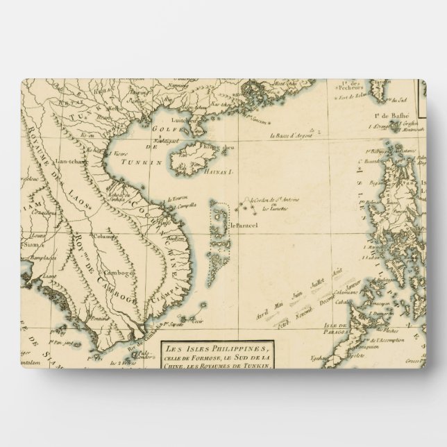 Placa Expositora Mapa de la Antigua India | Océano Índico (Frente)