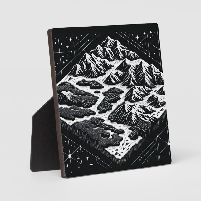 Placa Expositora Mapa de la montaña mágica (Anverso)