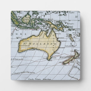 Placa Expositora Mapa de la Nueva Holanda