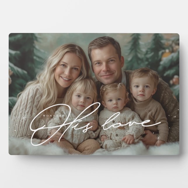 Placa Expositora Maravillas De Su Amor (Frente)