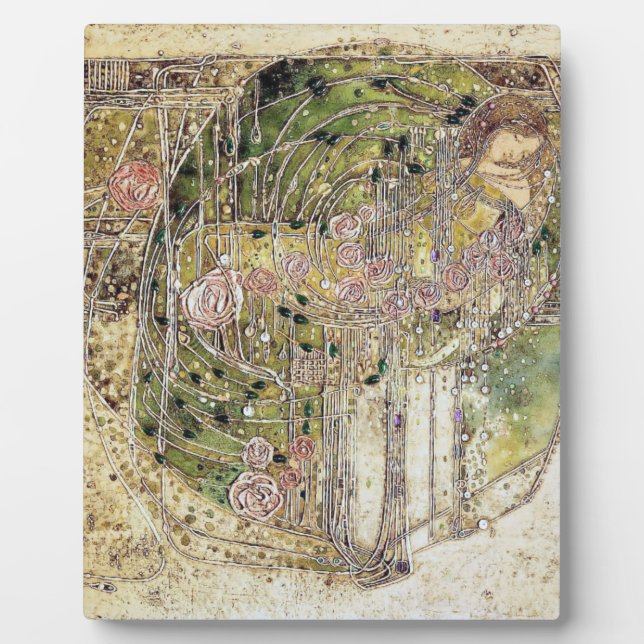 Placa Expositora Margaret Macdonald - La Princesa Durmiente (Frente)