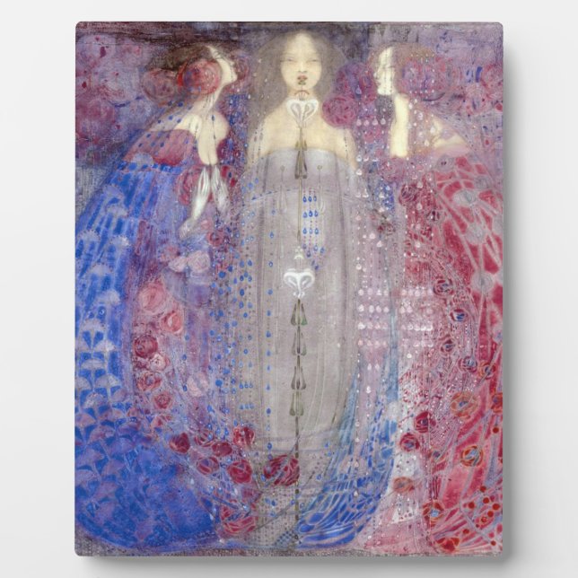 Placa Expositora Margaret Macdonald Mackintosh Los Tres Perfumes (Frente)
