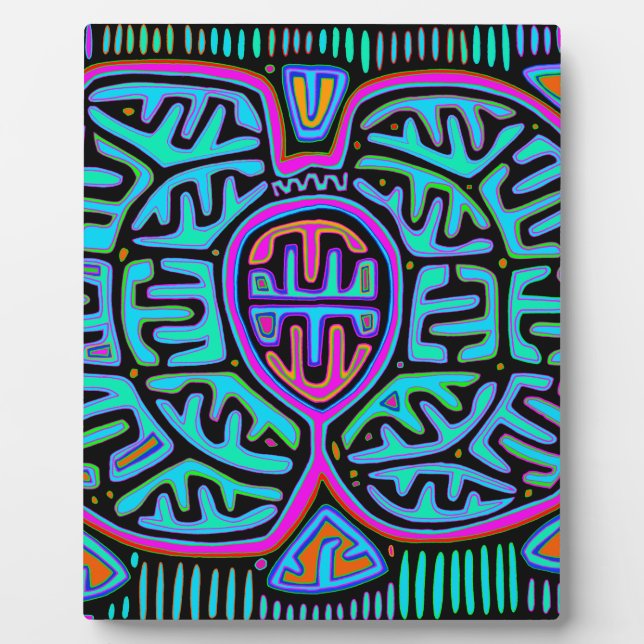 Placa Expositora Mariposa india Kuna (Frente)