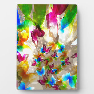 Placa Expositora Mariposas abstractas