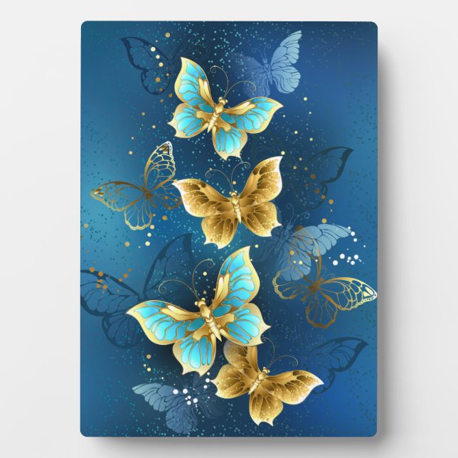 Placa Expositora Mariposas doradas (Frente)