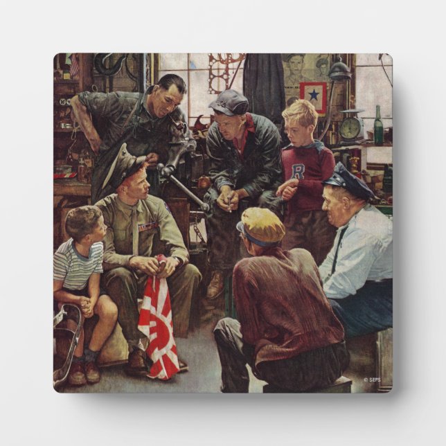 Placa Expositora Marítimo De Regreso A Casa (Frente)