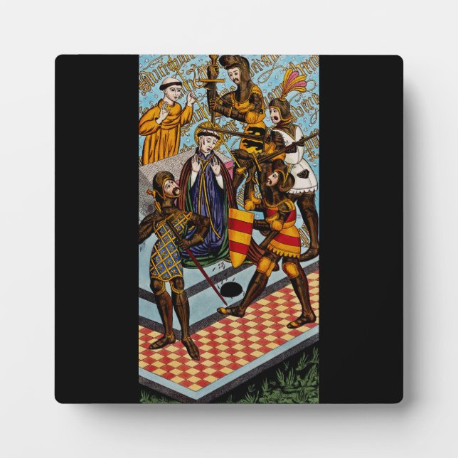 Placa Expositora Martinela de Santo Tomás de Canterbury (Frente)