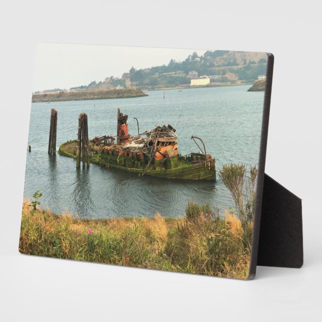 Placa Expositora Mary D. Hume, Gold Beach, Oregón (Lado)