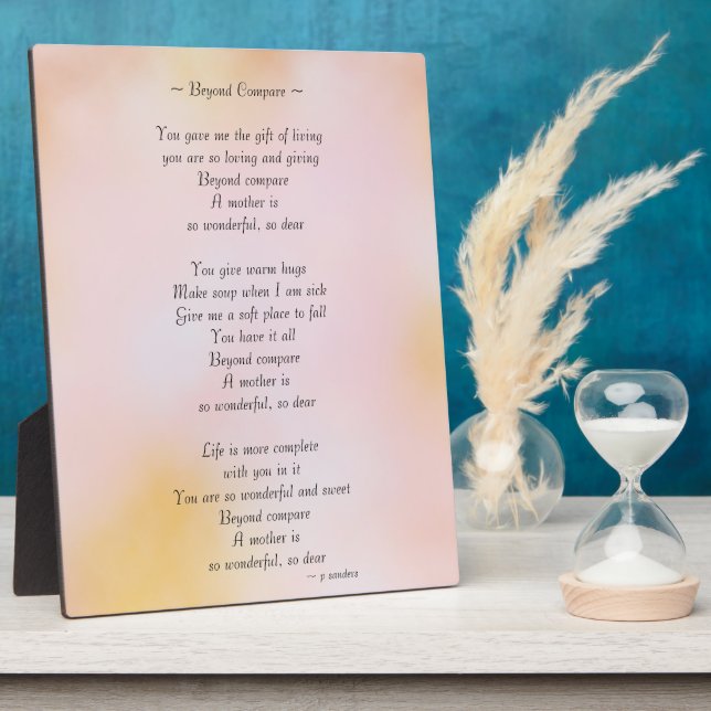 Placa Expositora Más allá de la comparación (Lado)