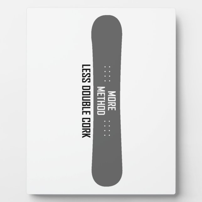 Placa Expositora Más método menos corcho doble (Frente)