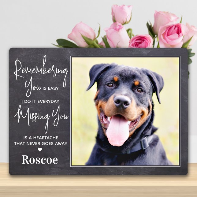 Placa Expositora Mascota de fotografía de perro personalizado memor (Subido por el creador)