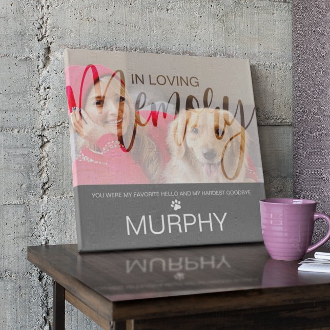 Placa Expositora Mascota de fotografía en memoria amorosa (Subido por el creador)