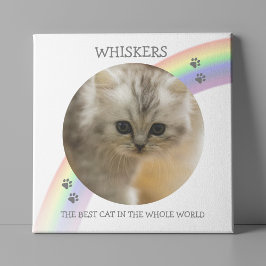 Placa Expositora Mascota de fotografía en memoria de niños modernos