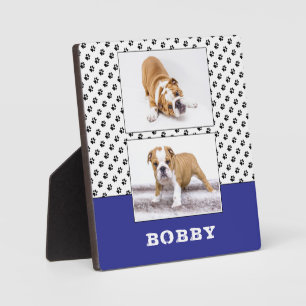 Placa Expositora Mascota de perro Paw Imprimir 2 Collage de fotos K